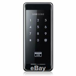 Sans Clé Samsung Ezon Serrure De Porte Numérique Intelligent Shs-2920 Black 2 Ch Clé Dur