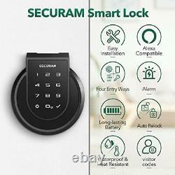 Securam Touch Smart Lock Deadbolt Verrouillage De Porte Sans Clé Avec Empreinte De Doigt Vers