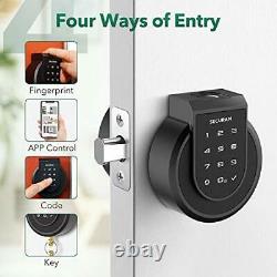 Securam Touch Smart Lock Deadbolt Verrouillage De Porte Sans Clé Avec Empreinte De Doigt Vers