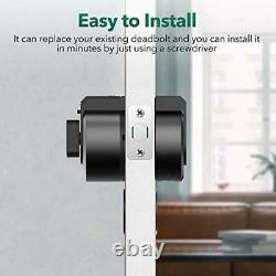 Securam Touch Smart Lock Deadbolt Verrouillage De Porte Sans Clé Avec Empreinte De Doigt Vers