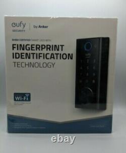 Sécurité D'eufy Smart Lock Touch, Fingerprint Keyless Entry Lock, Bluetooth, Ip65