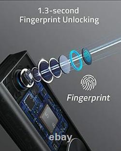 Sécurité D'eufy Smart Lock Touch Fingerprint Scanner Porte D'entrée Sans Clé Bl