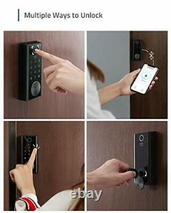 Security Smart Lock Touch, Scanner D’empreintes Digitales, Serrure De Porte D’entrée Sans Clé
