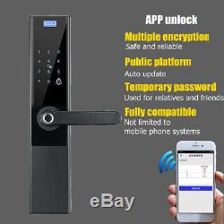 Serrure De Porte Électronique Intelligente D'empreinte Digitale Intelligente Keyless Intelligent Touch 5-way