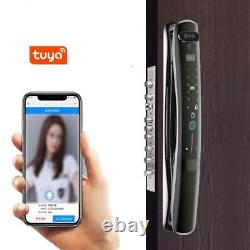 Serrure De Porte Intelligente Bluetooth Entrée Sans Clé Carte IC Ecran Tactile D'empreinte Digitale
