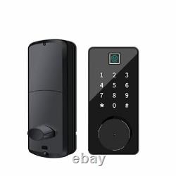 Serrure De Porte Intelligente Entrée Sans Clé Serrures De Porte Bluetooth Clavier Électronique Deadbolt