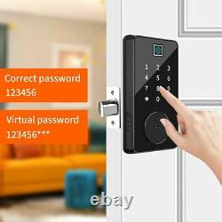 Serrure De Porte Intelligente Entrée Sans Clé Serrures De Porte Bluetooth Clavier Électronique Deadbolt