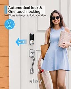 Serrure Intelligente Smonet Verrouillage De Porte Sans Clé Empreinte De Porte Verrouillage De Porte Smart Deadbol