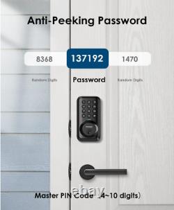 Serrure de porte à clavier TEEHO TZ001, verrouillage électronique sans clé, serrure numérique intelligente.