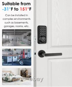Serrure de porte à clavier TEEHO TZ001, verrouillage électronique sans clé, serrure numérique intelligente.