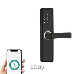 Serrure de porte à empreinte digitale Smart Lock pour l'application Tuya Déverrouillage à distance sans clé