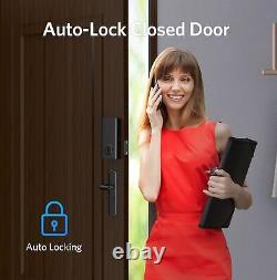 Serrure de porte à entrée sans clé avec verrouillage intelligent et application Bluetooth, électronique