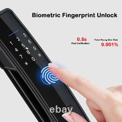 Serrure de porte électronique sans clé à empreinte digitale biométrique intelligente avec application de carte à domicile