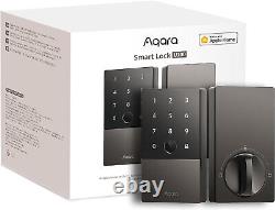 Serrure de porte intelligente Aqara U100, verrou sans clé par empreinte digitale avec Apple Home Key
