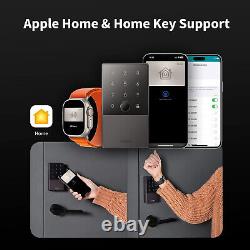 Serrure de porte intelligente Aqara U100, verrou sans clé par empreinte digitale avec Apple Home Key