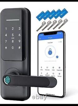 Serrure de porte intelligente Nyboer Keyless avec empreinte digitale et clavier, entrée électronique