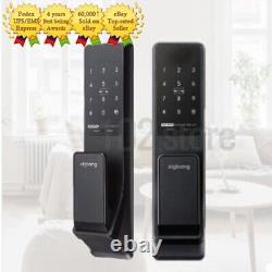 Serrure de porte intelligente Samsung Zigbang SHP-DP740 avec verrouillage double Push/Pull et pavé tactile - noir