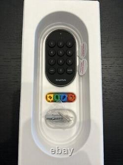 Serrure de porte intelligente SimpliSafe avec clavier PIN (NOIR)