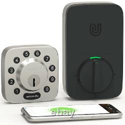 Serrure de porte intelligente ULTRALOQ U-Bolt, serrure de porte sans clé 5-en-1 avec Bluetooth