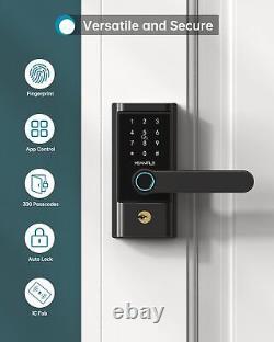 Serrure de porte intelligente sans clé HEANTLE Smart Lock avec verrouillage par empreinte digitale