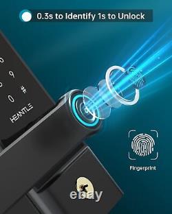 Serrure de porte intelligente sans clé HEANTLE Smart Lock avec verrouillage par empreinte digitale