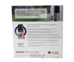 Serrure de porte intelligente sans clé Lockly Fingerprint WiFi PGD728WSN avec empreinte digitale 3D
