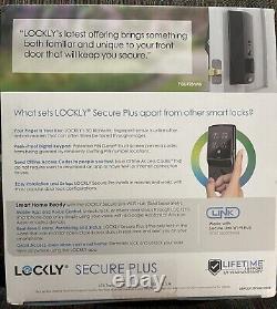 Serrure de porte intelligente sans clé Lockly Secure Plus Deadbolt avec empreinte digitale à 249,99 $