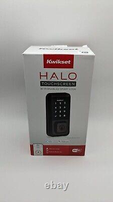 Serrure de porte intelligente sans clé Wi-Fi à écran tactile Kwikset Halo Electronic Deadbolt