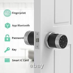 Serrure de porte intelligente sans clé à écran tactile numérique, sécurisée avec Bluetooth