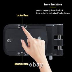 Serrure de porte intelligente sans clé sans fil invisible verrou électronique de sécurité à domicile AGS