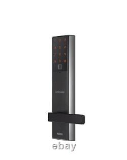 Serrure de porte numérique intelligente Samsung Zigbang SHP-H60F avec empreinte digitale, WiFi, applications et verrouillage automatique