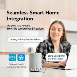 Serrure de porte numérique intelligente Solity Smart Home avec entrée sans clé Alexa et Google, neuve dans sa boîte.