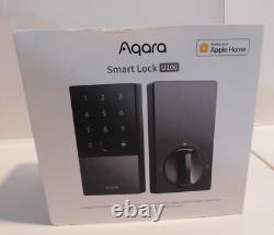 Serrure de porte sans clé Aqara Smart Lock U100 avec entrée d'empreinte digitale, compatible avec Apple Home