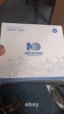 Serrure de porte sans clé, NICE DIGI Smart Lock pour la porte d'entrée, serrure de porte intelligente.