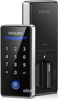 Serrure de porte sans clé Philips avec clavier - Serrure de pêne dormant intelligente pour porte d'entrée