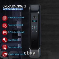 Serrure de porte sans clé automatique numérique à empreinte digitale Tuya Smart Wifi