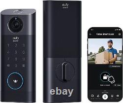 Serrure de porte sans clé avec caméra Wi-Fi Eufy S330 Video Smart Lock Doorbell Fingerprint