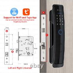 Serrure électronique Tuya APP Smart Lock Panneau lumineux Serrure à empreinte digitale Code sans clé