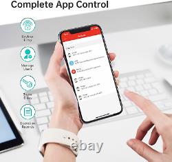 Serrure électronique sans clé à pêne dormant intelligent pour porte d'entrée, serrures intelligentes pour porte d'entrée, numérique