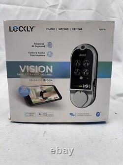 Serrure intelligente Lockly Vision avec sonnette vidéo et verrou PGD798