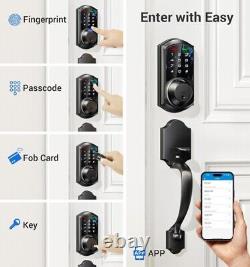 Serrure intelligente Veise avec poignées VE07-H Empreinte digitale Contrôle de l'application Entrée sans clé Deadb