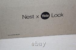 Serrure intelligente anti-effraction Google Nest x Yale pour entrée sans clé avec clavier