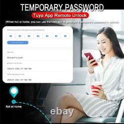 Serrure intelligente numérique à empreinte digitale avec mot de passe électronique, accès sans clé, Type C USB