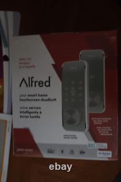 Serrure mortaise intelligente RFID ALFRED DB2S avec clé (nickel satiné) toute neuve/scellée