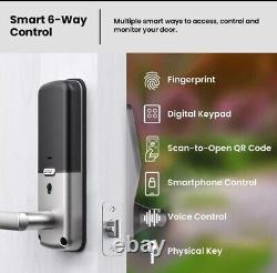 Serrure sécurisée Lockly Pro, serrure de porte intelligente Wi-Fi, serrure de porte sans clé, PIN Genie Ke
