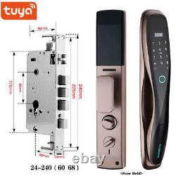 Serrures de porte sans clé automatiques numériques à empreinte digitale Wifi intelligente Tuya