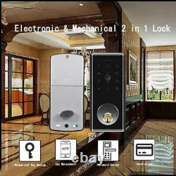 Smart Bt-door Lock Home Keyless Security App Carte Numérique Google Home Antivol