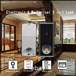 Smart Bt-door Lock Keyless Mot De Passe Home Card Code Voix Google Home Ecran Tactile