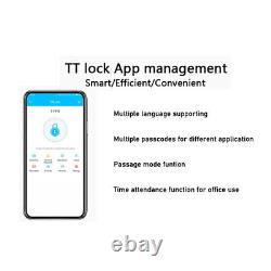 Smart Bt-door Lock Keyless Sécurité Mot De Passe App Amazon Numérique Alexa Antivol