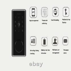 Smart Bt-door Lock Keyless Sécurité Mot De Passe App Amazon Numérique Alexa Antivol